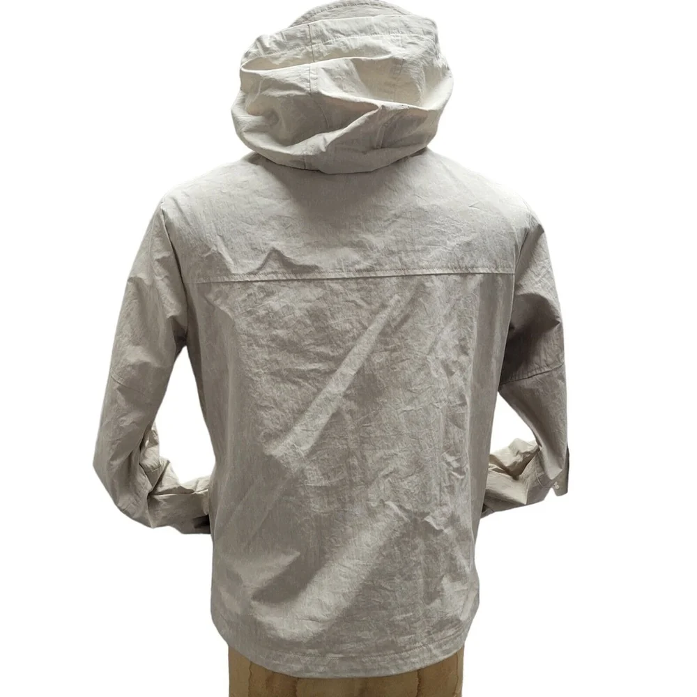 Men's Michael Kors Crinkled Woven Hoodie Cargo Jacket. Size Small. NWT $298